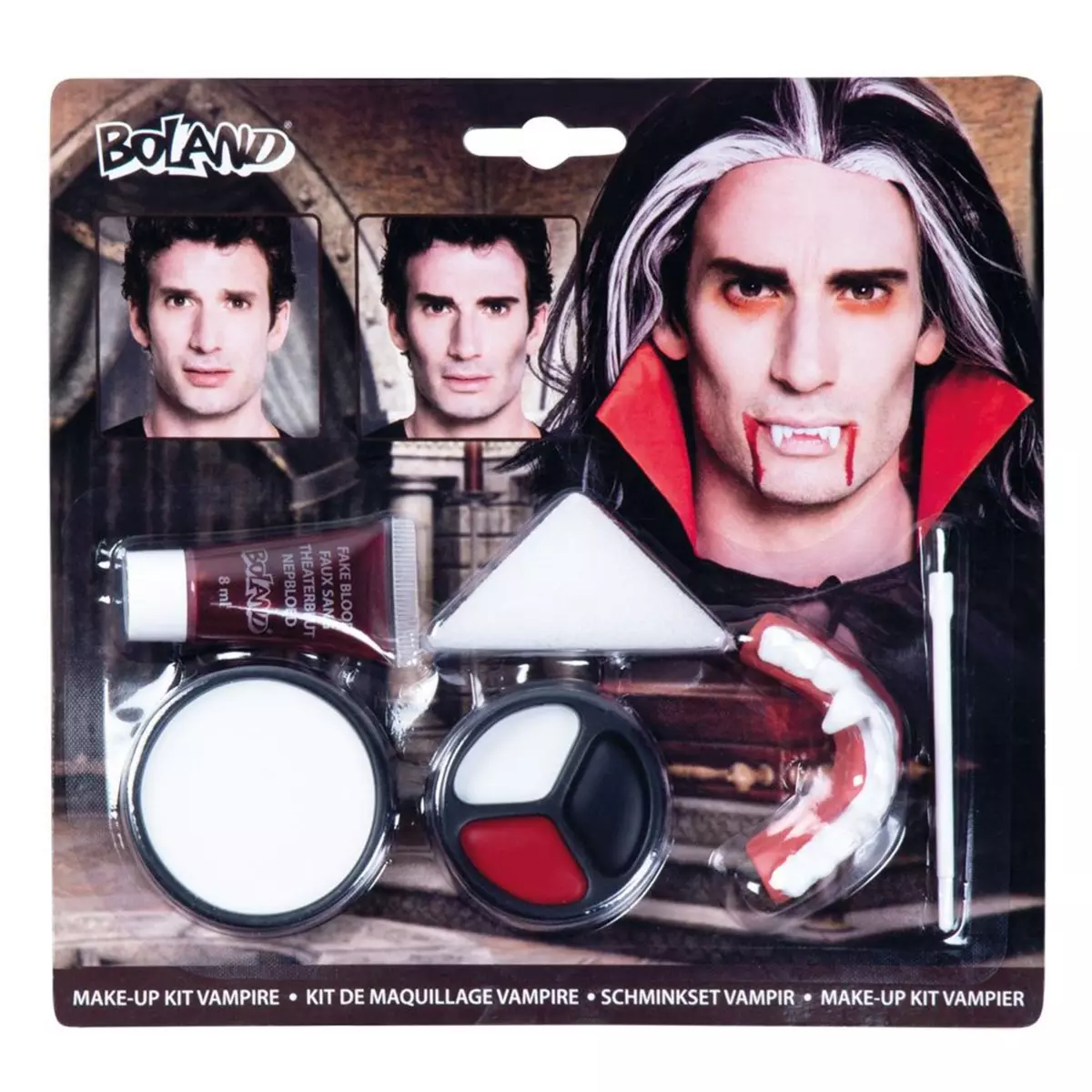 Boland Kit de Maquillage avec Dentier - Vampire