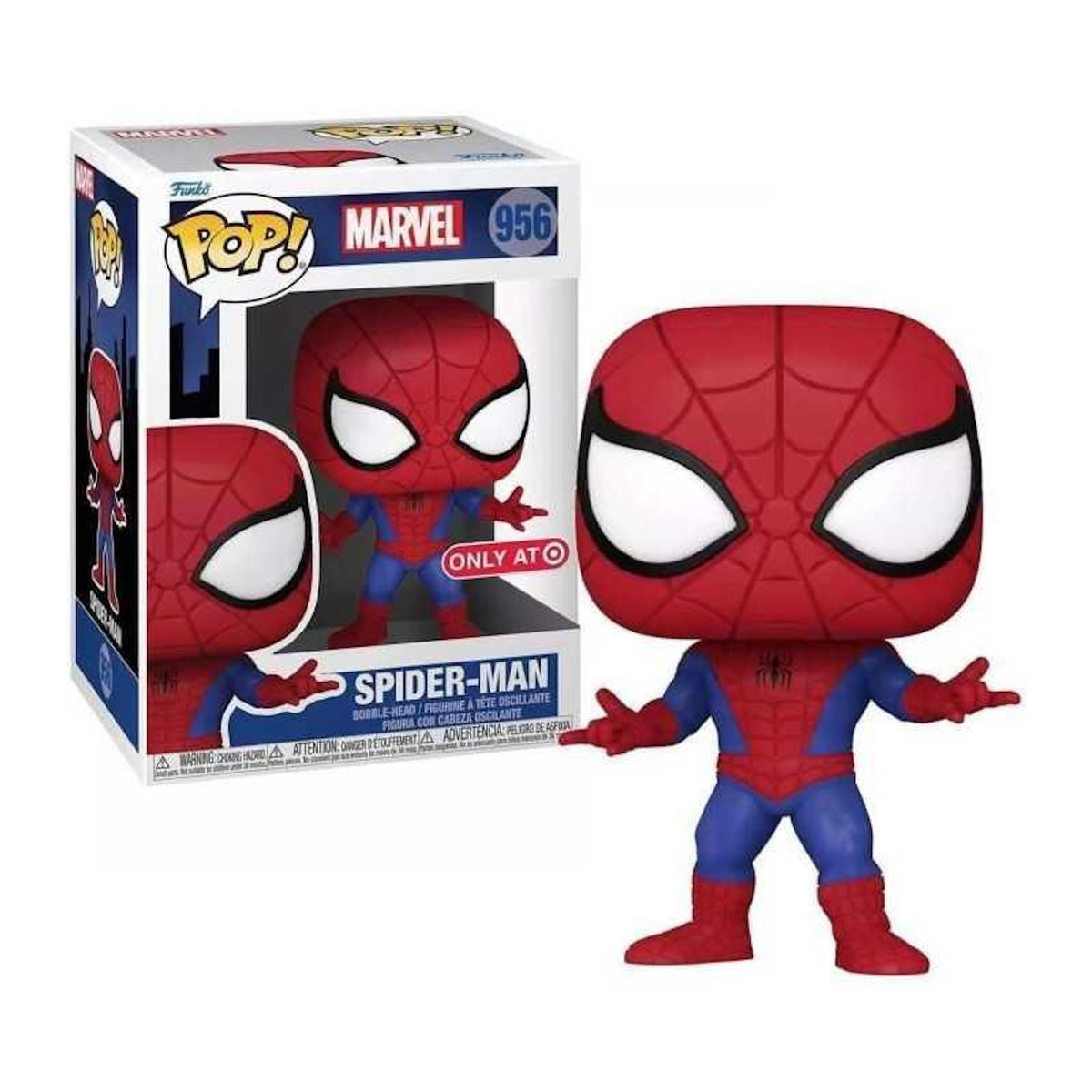 Funko Figurine Funko Pop! Marvel : Spider-Man – Tete oscillante 956