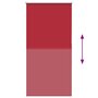 Voir la diapositive 5 : VIDAXL Store enrouleur occultant rouge largeur du tissu 60,7 cm