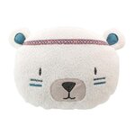 Paris Prix Coussin Déco Enfant  Igloo  30x30cm Blanc