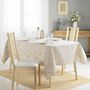 Voir la diapositive 4 : Paris Prix Nappe Jacquard Imprimé  Enola  140x250cm Naturel
