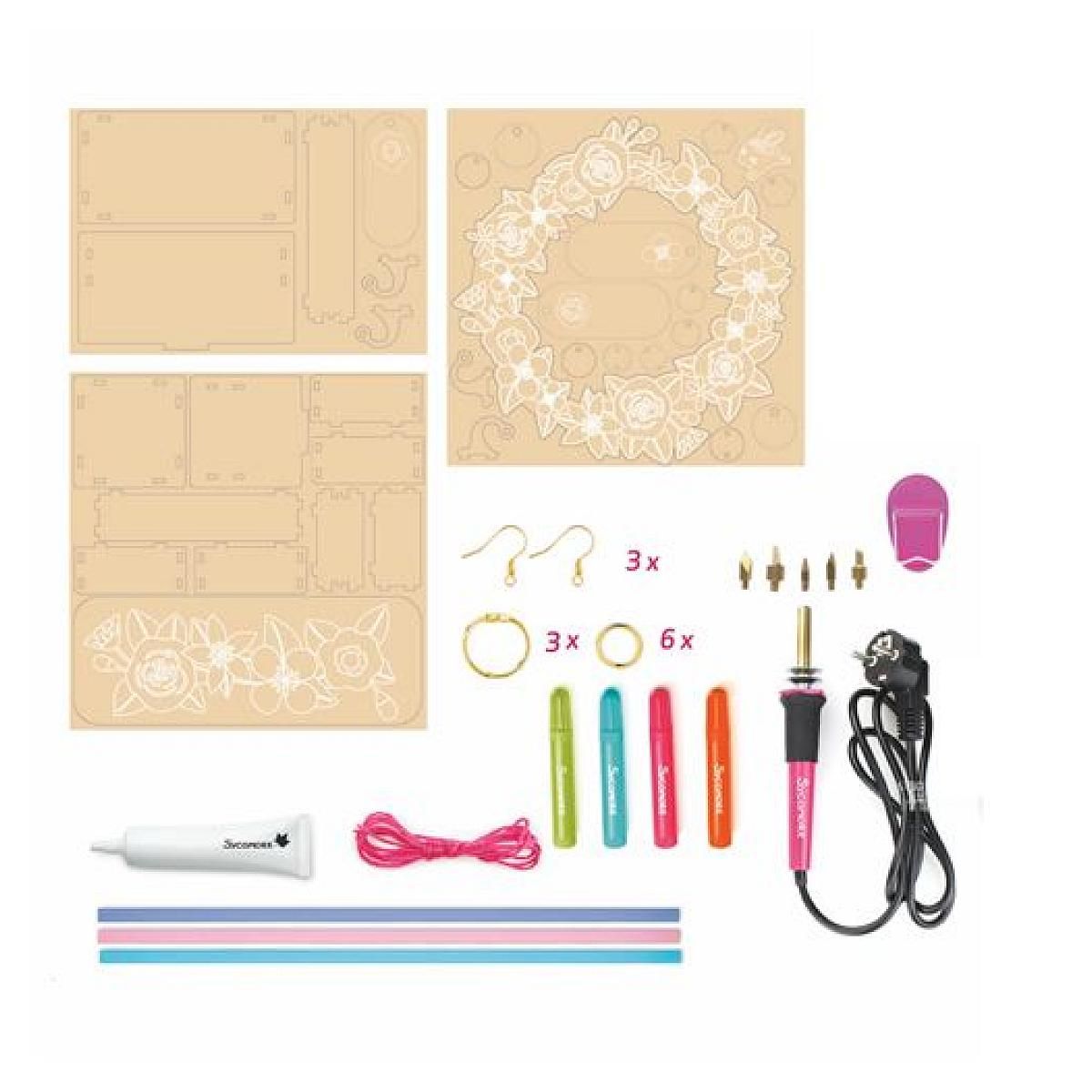 Au Sycomore Lovely box XL - Pyrogravure - Maquette et bijoux