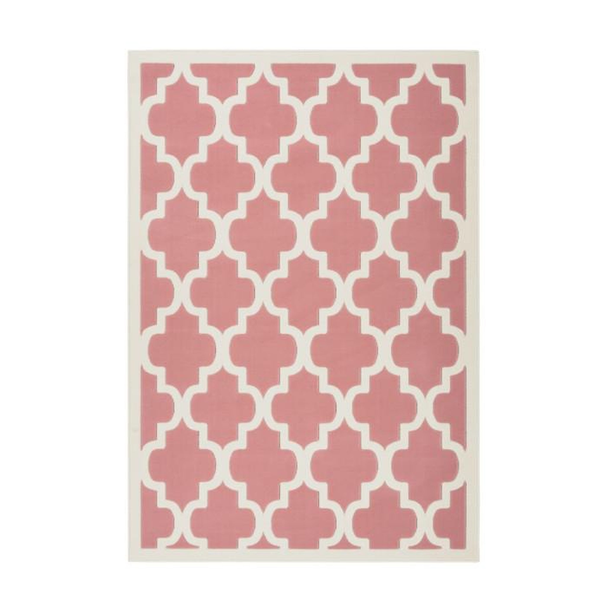 Paris Prix Tapis Vintage à Poils Courts  Manolya  Rose. Coloris disponibles : Rose