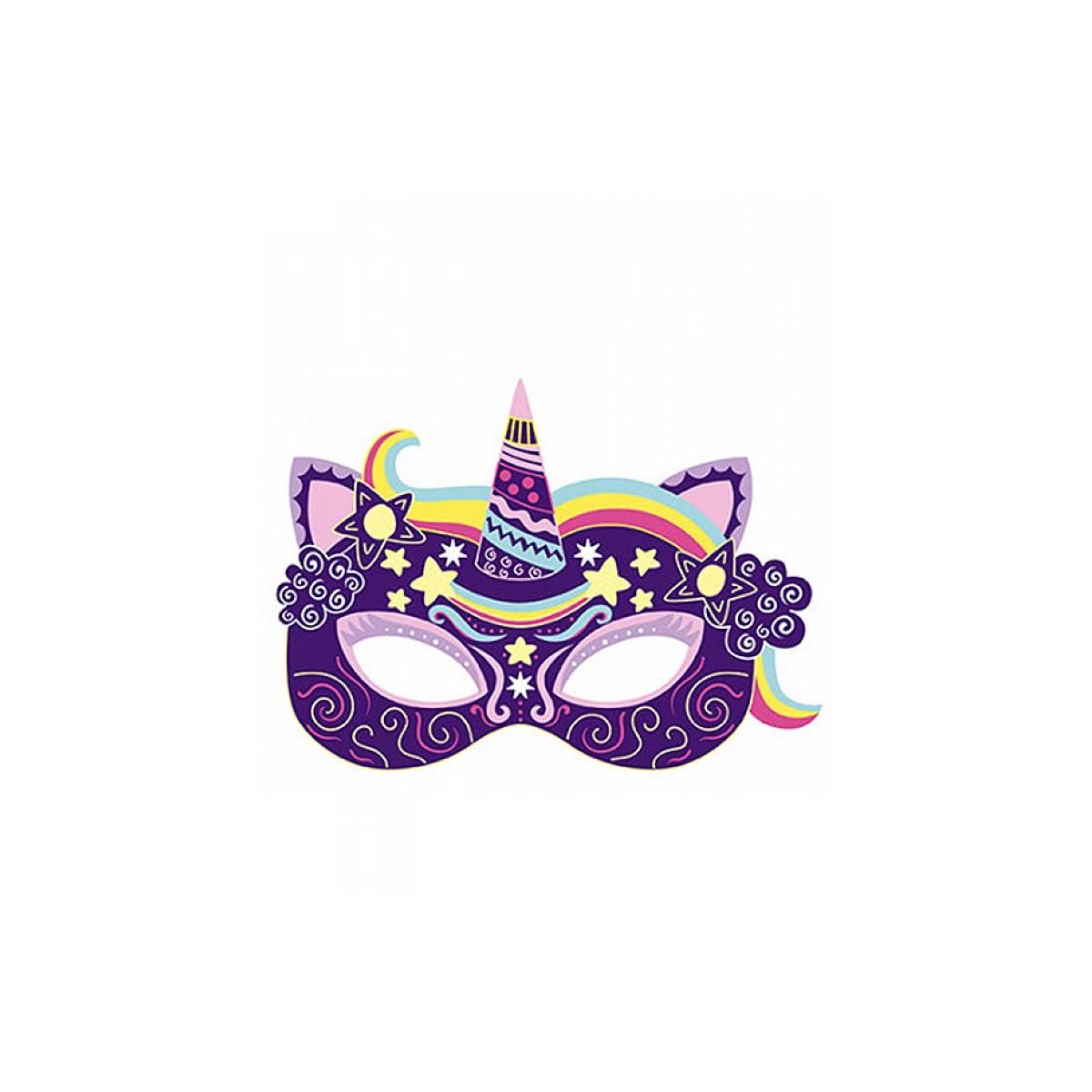 Juratoys-Janod Scratch Art - Masques de fête