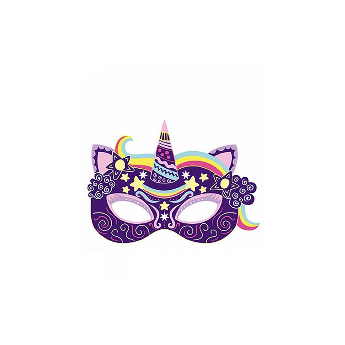 Juratoys-Janod Scratch Art - Masques de fête