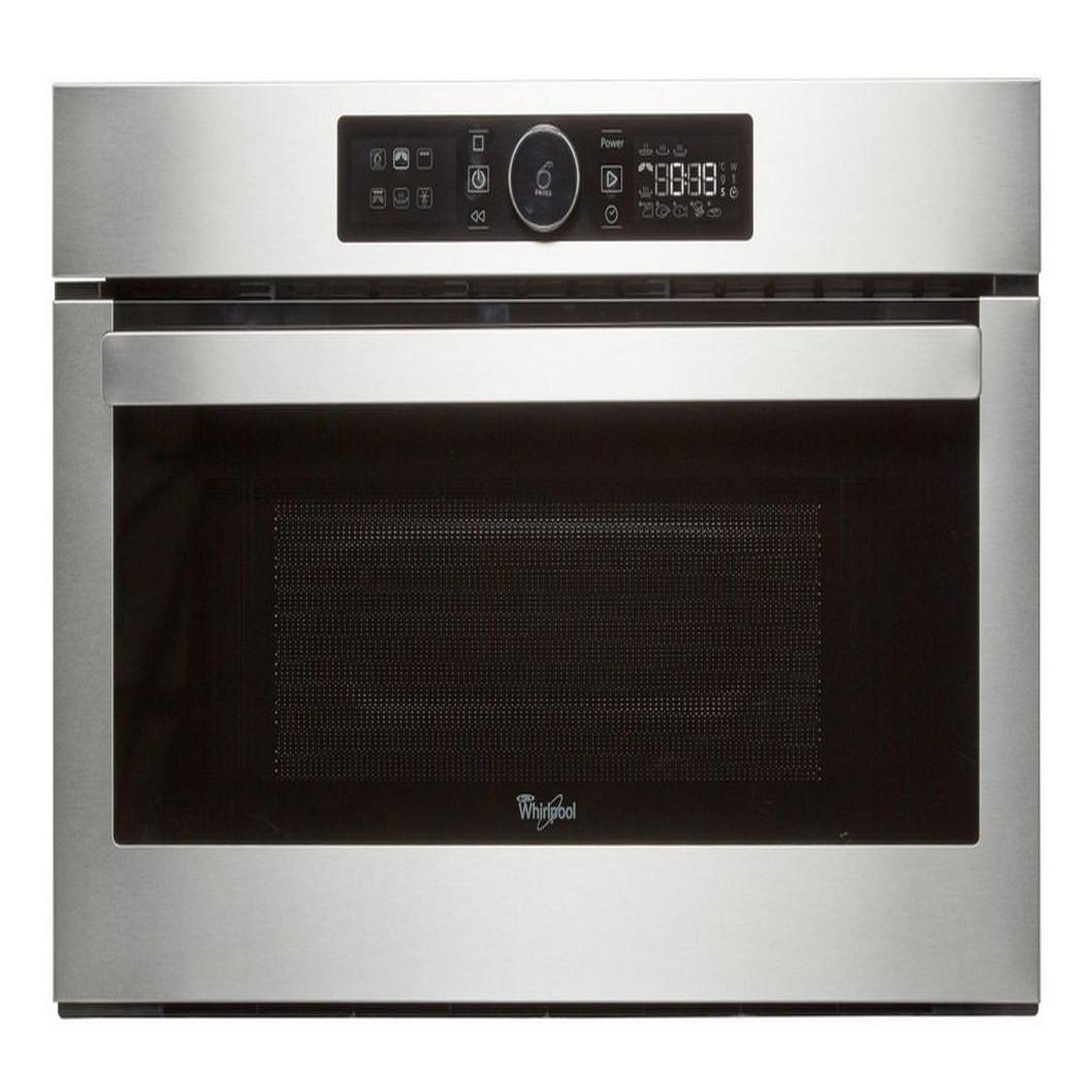 Voir la diapositive 1 : Whirlpool Micro-ondes gril encastrable 31l 1000w inox - AMW730IX