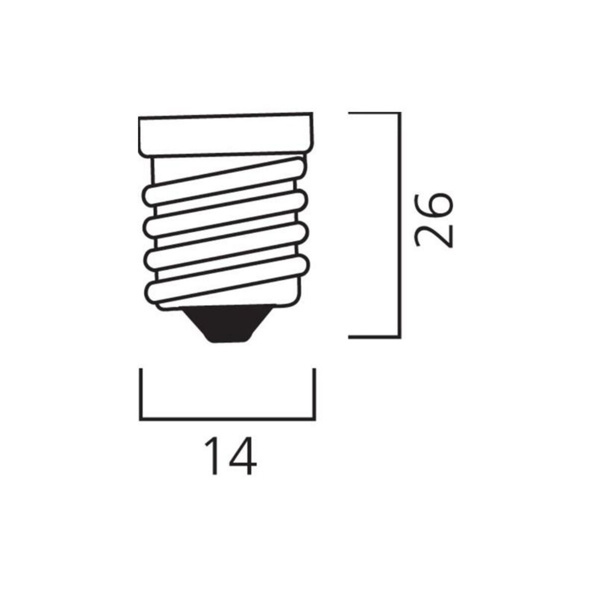 SLI SYLVANIA SAS Ampoule flamme TOLEDO 4,5W 470lm 827 E14 nouveau modèle SYLVANIA 0029607