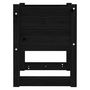 Voir la diapositive 5 : VIDAXL Jardiniere Noir 40x40x52,5 cm Bois massif de pin