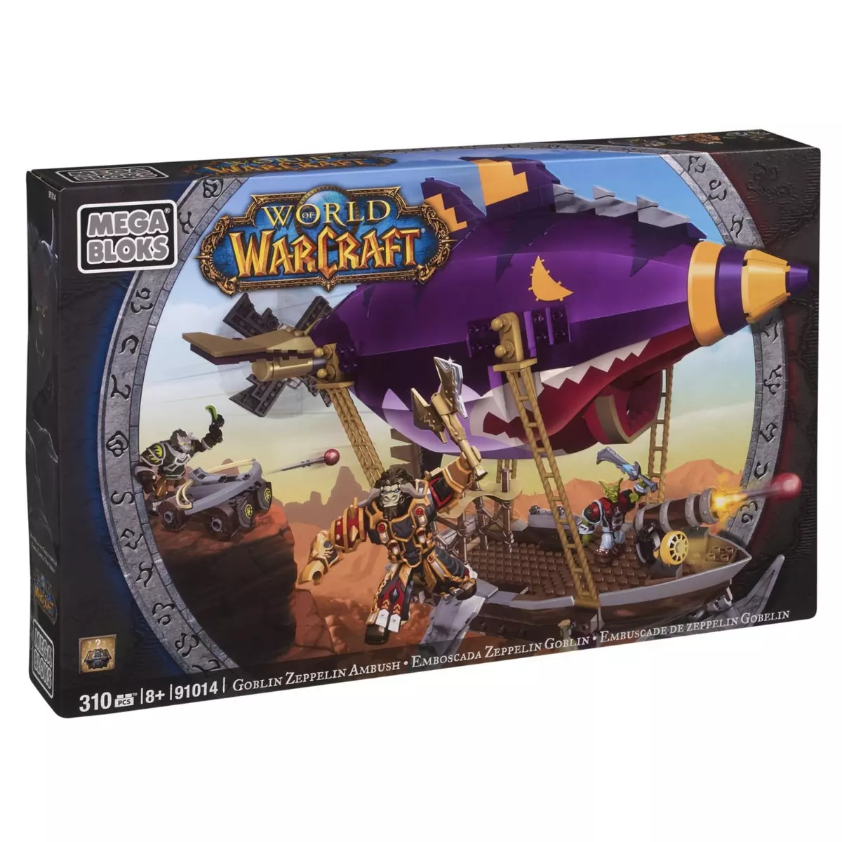 MEGABLOKS Embuscade de Zeppelin Gobelin World of Warcraft
