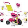 Voir la diapositive 7 : SMOBY Tricycle be fun confort rose