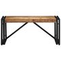Voir la diapositive 2 : VIDAXL Table basse 80x40x35 cm bois de manguier massif brut