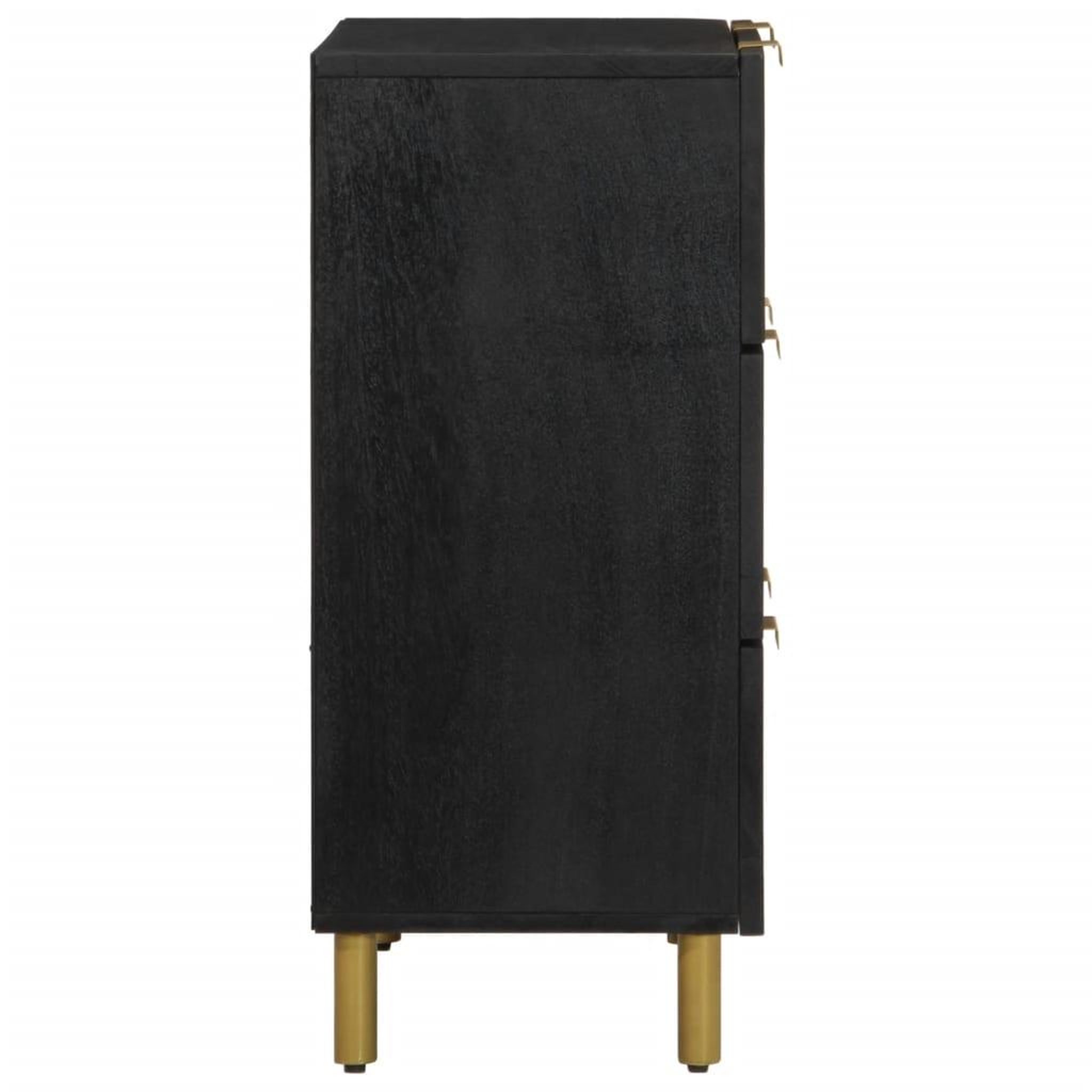 Voir la diapositive 5 : VIDAXL Buffets 2 pcs noir 60x33x75 cm bois d'ingenierie
