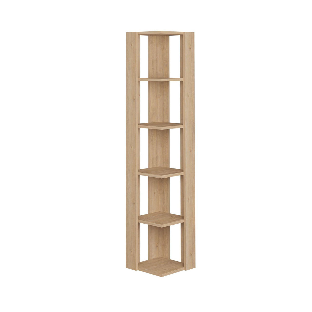 Habitat et Jardin Bibliothèque en bois  Nati  - 32 x 32 x 161 cm - Beige