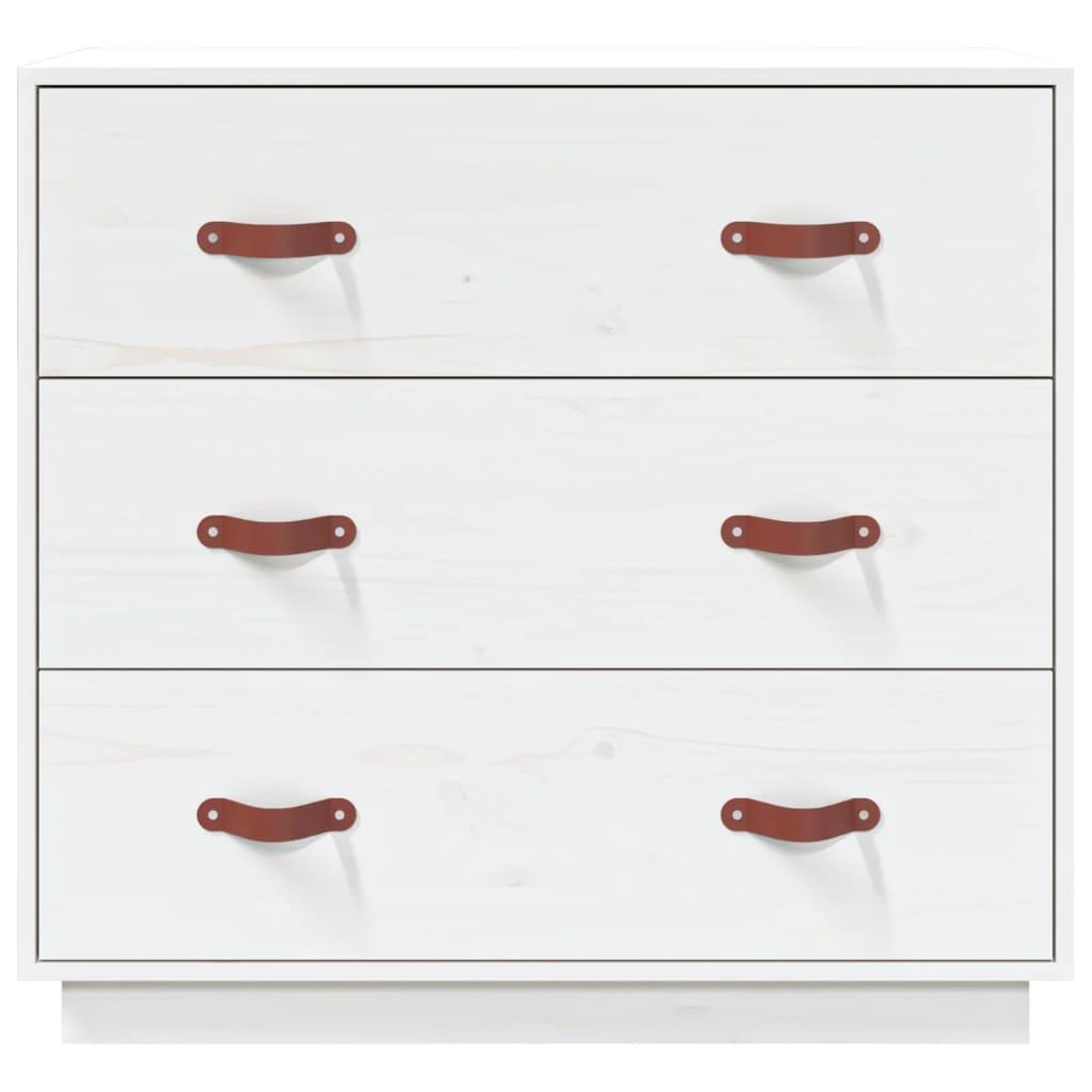 Voir la diapositive 3 : VIDAXL Buffet Blanc 80x40x75 cm Bois massif de pin
