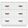 Voir la diapositive 3 : VIDAXL Buffet Blanc 80x40x75 cm Bois massif de pin