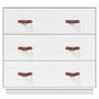 Voir la diapositive 3 : VIDAXL Buffet Blanc 80x40x75 cm Bois massif de pin