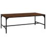 Voir la diapositive 2 : VIDAXL Table basse Chene marron 100x50x35 cm Bois d'ingenierie