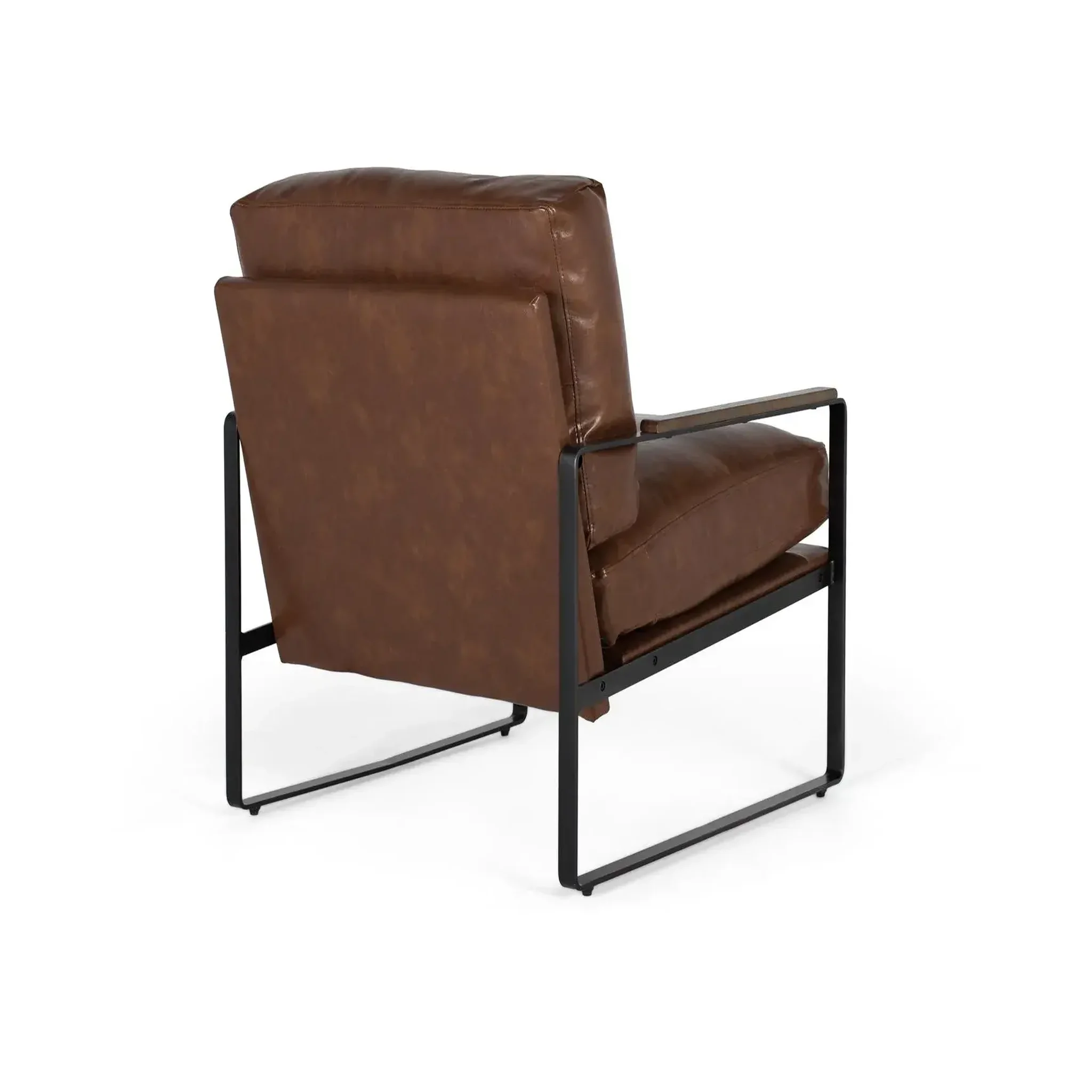Voir la diapositive 4 : GINER Y COLOMER SL Fauteuil en revêtement pu 70 cm style vintage industriel
