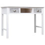 Voir la diapositive 2 : VIDAXL Bureau Gris 110x45x76 cm Bois