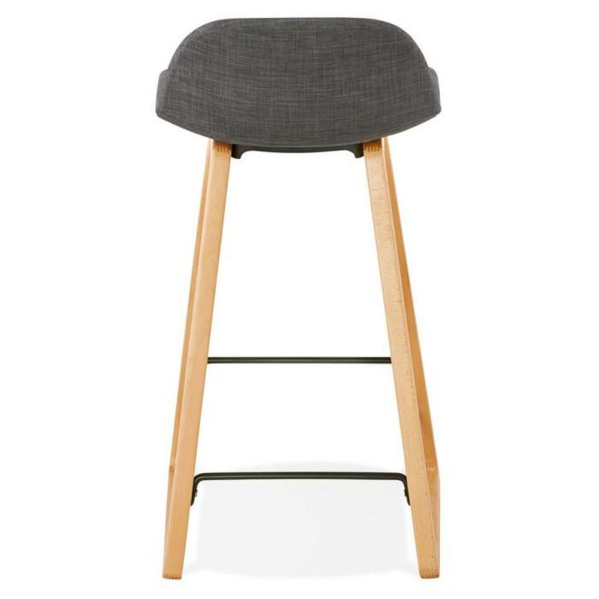 Paris Prix Tabouret de Bar  Talik  86cm Gris Foncé & Naturel