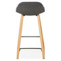 Voir la diapositive 5 : Paris Prix Tabouret de Bar  Talik  86cm Gris Foncé & Naturel