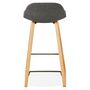 Voir la diapositive 5 : Paris Prix Tabouret de Bar  Talik  86cm Gris Foncé & Naturel