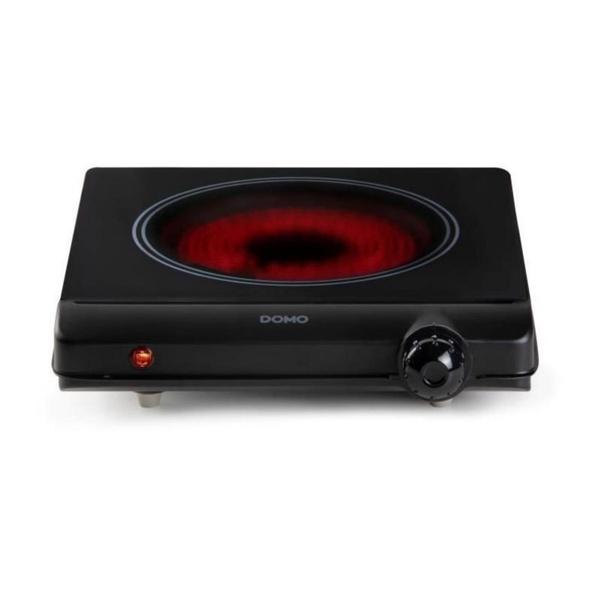 Domo Plaque de cuisson céramique - DOMO - 1 feu - 25,3 x 28,7 x 7 cm - DO30111KP