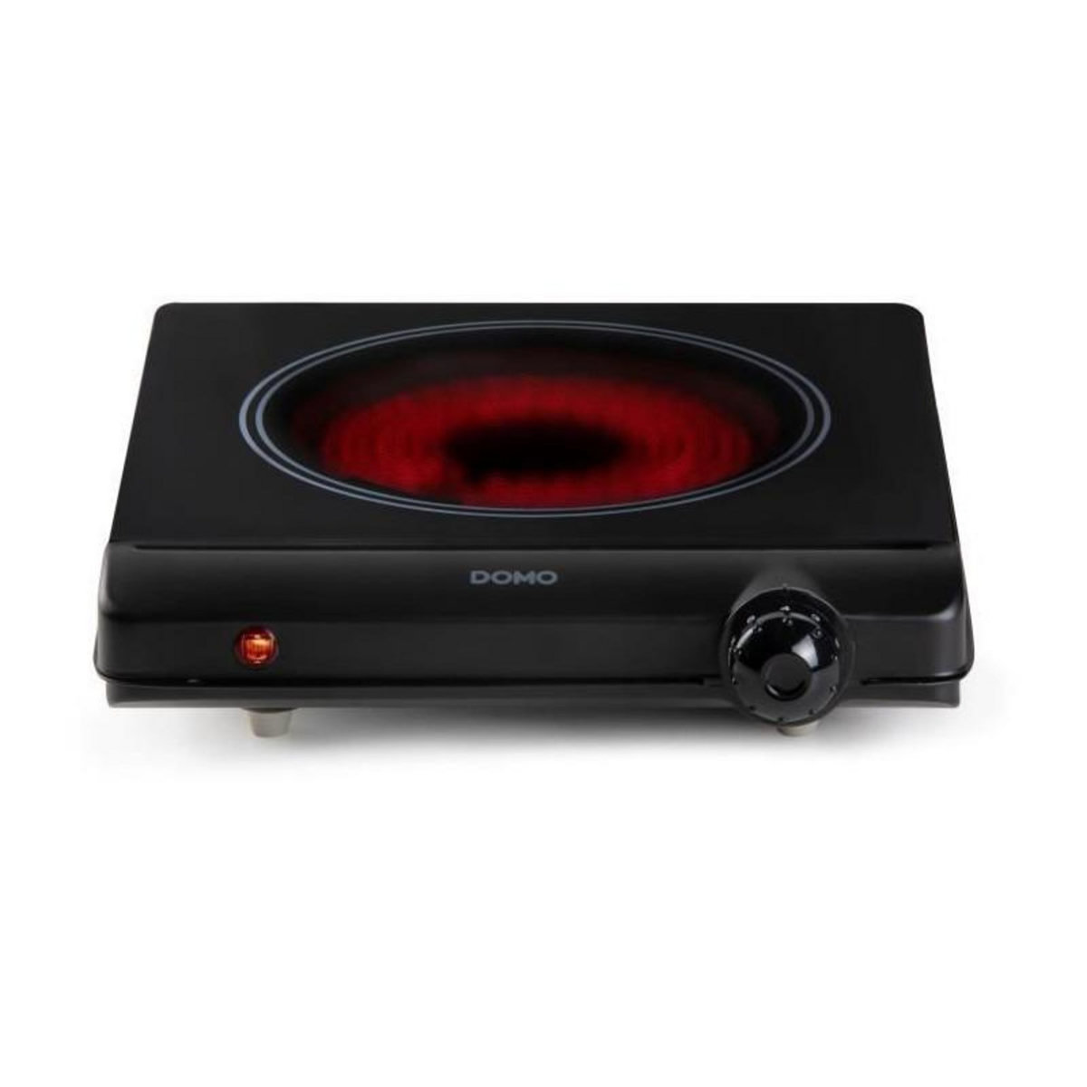 Domo Plaque de cuisson céramique - DOMO - 1 feu - 25,3 x 28,7 x 7 cm - DO30111KP