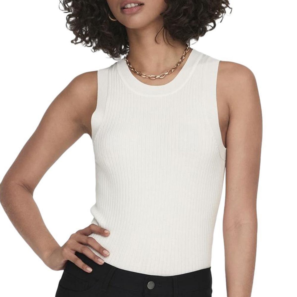 JACQUELINE DE YONG Top Ecru Femme JDY Aya