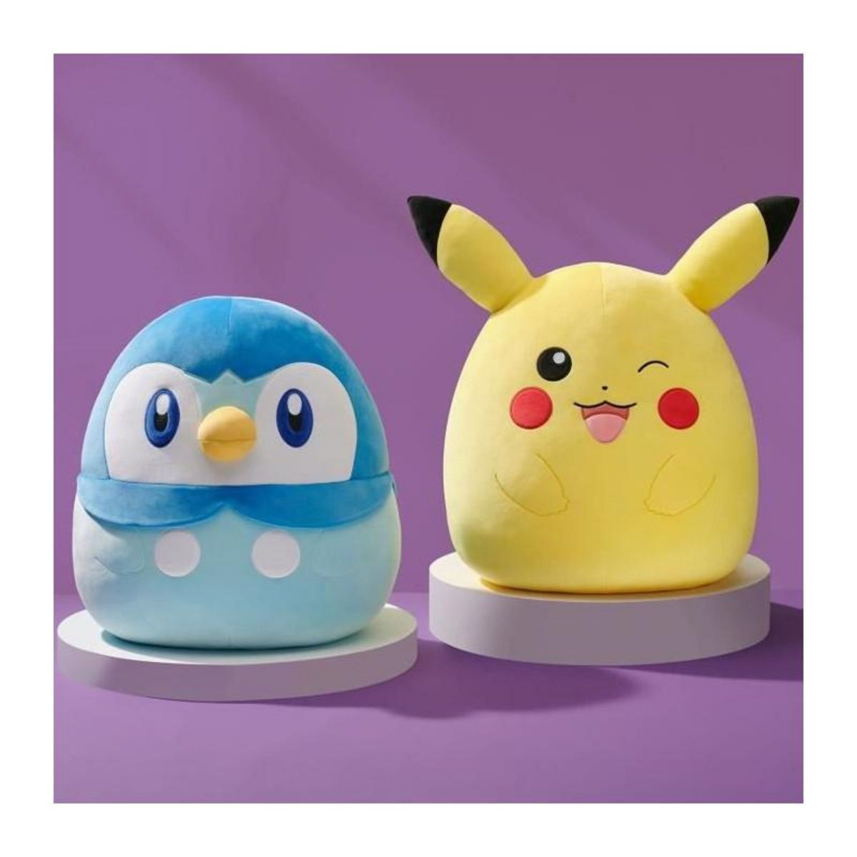 BANDAI Peluche - BANDAI - Pokémon - Squishmallows 50 cm - Tiplouf- Grande peluche ultra-douce - JWS00049