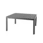 HESPERIDE Table de jardin extensible en aluminium gris Graphite Paradize - 10 places - Hespéride