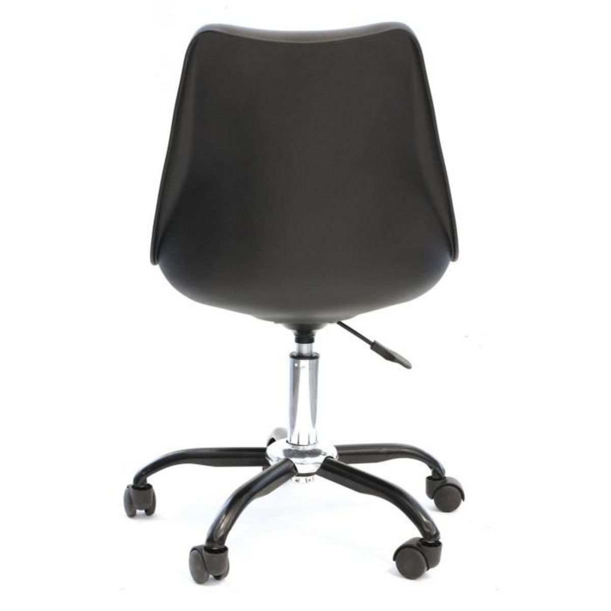 Paris Prix Lot de 2 Chaises à Roulettes  Kiruna  92cm Noir