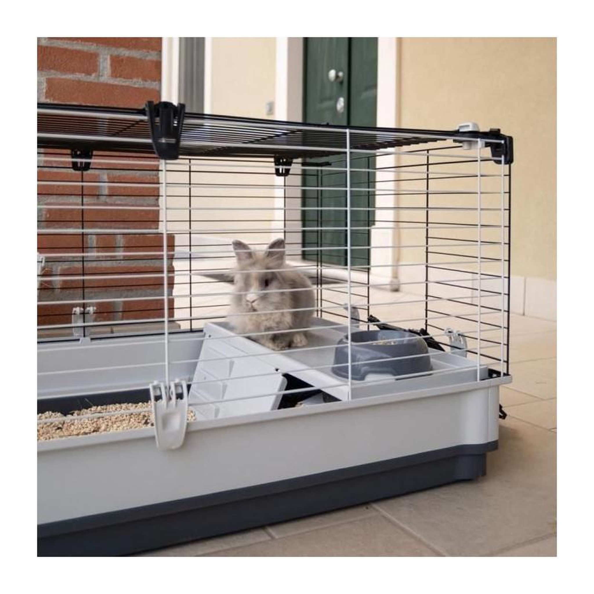 Voir la diapositive 6 : Ferplast Cage KROLIK pour lapins - 100 x 60 x 50 cm