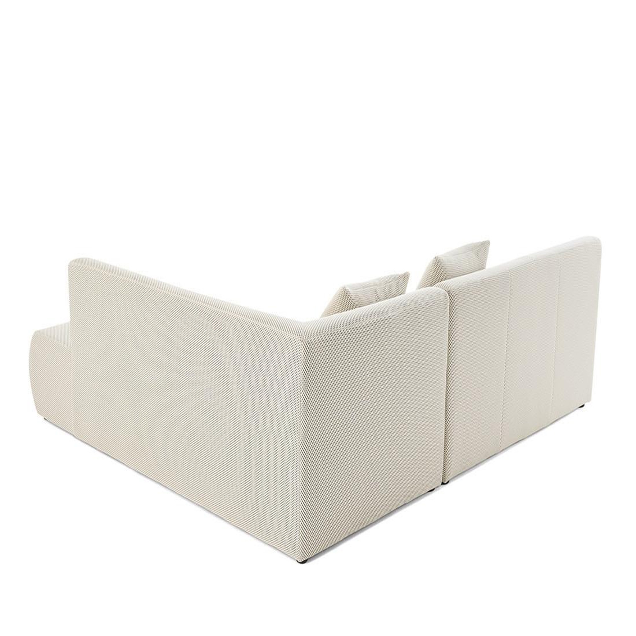 Voir la diapositive 4 : LISA DESIGN Onyx - canapé modulable d'angle droit 5 places - en tissu mailles 3d