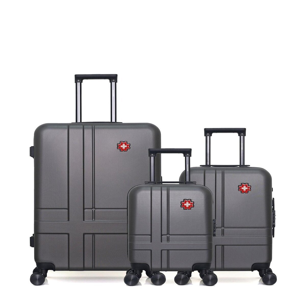 SWISS KOPPER SWISS KOPPER - LOT DE 3 - Valises grand format, cabine et cabine XXS USTER