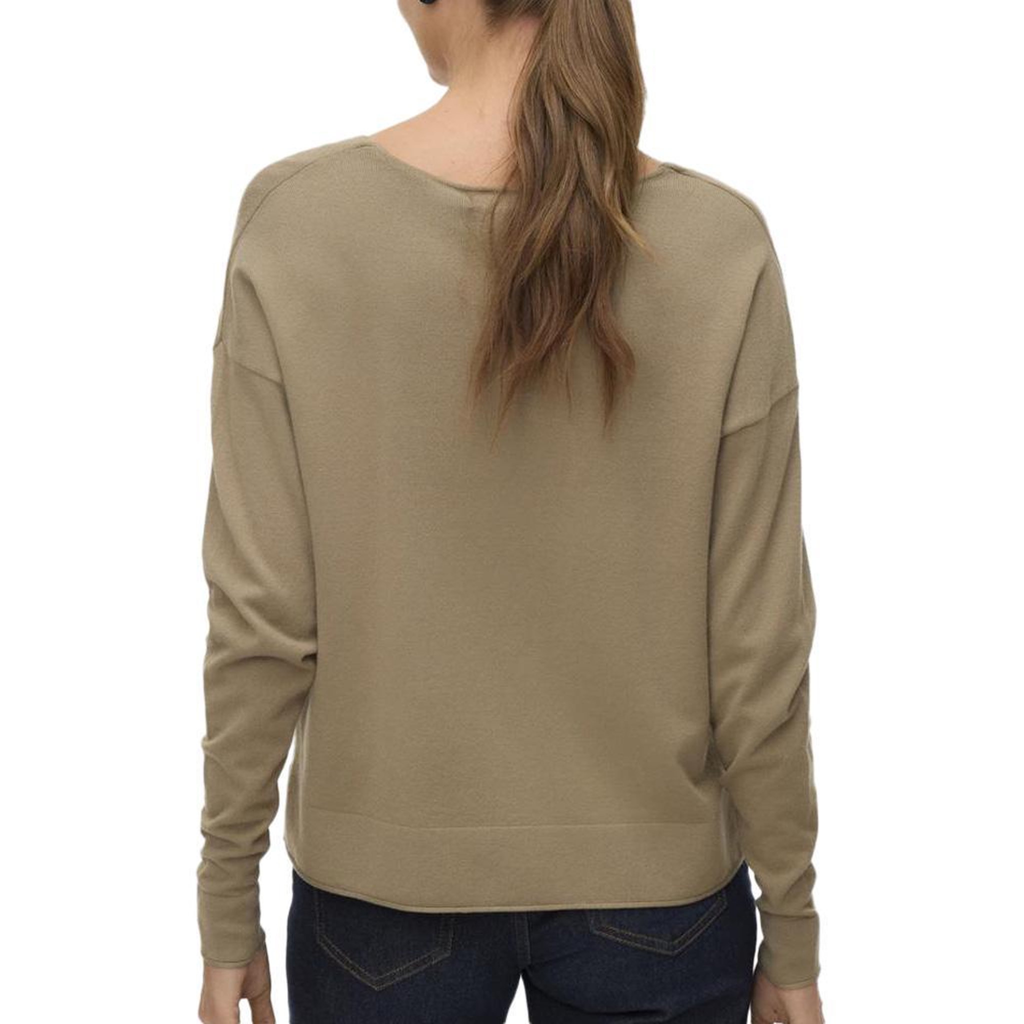 Voir la diapositive 2 : Vero Moda Pull Marron Femme Vero Moda Breezess