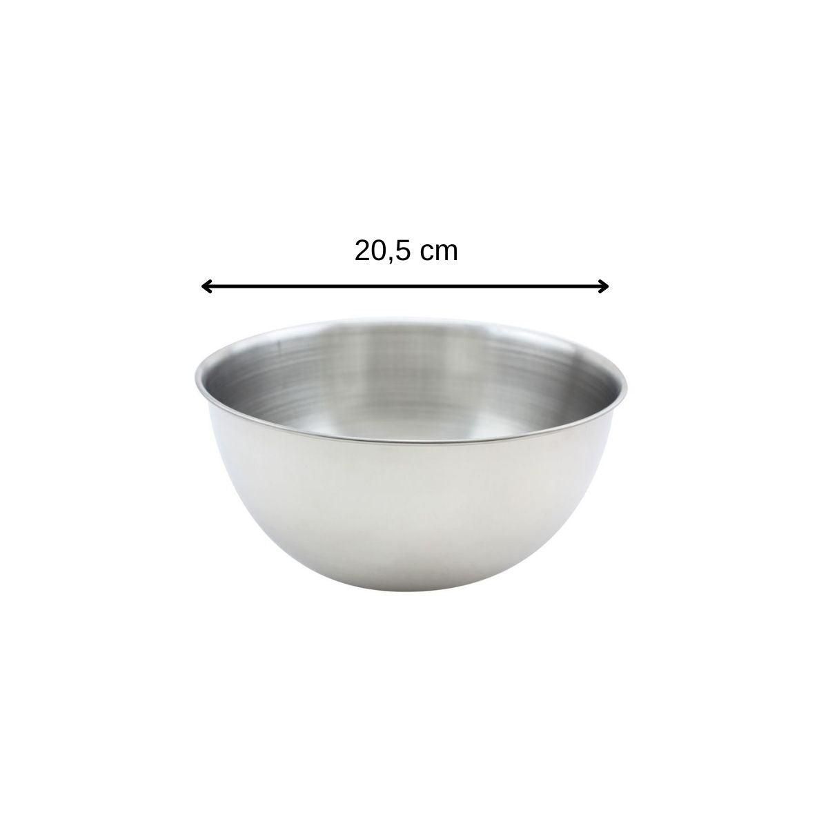 Fackelmann Bol à mixer en inox de 20,5 cm de diamètre Fackelmann Basic