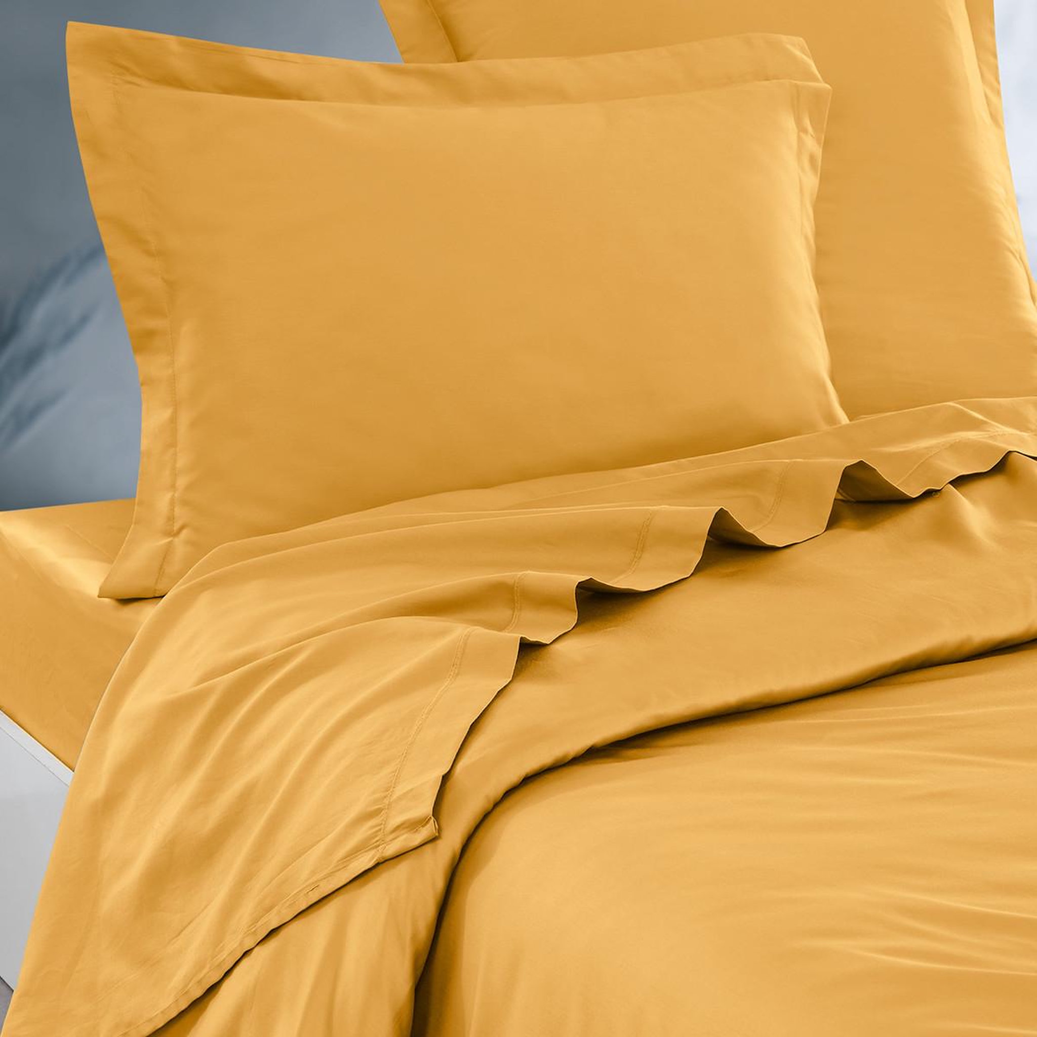 Voir la diapositive 2 : Sensei Maison Drap plat en percale de coton SOFT PERCALE