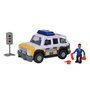 Voir la diapositive 1 : SIMBA SIMBA Fireman Sam Police Jeep 4x4 with Figure