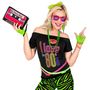 Voir la diapositive 3 : WIDMANN Set d'accessoires mode années 80 : Vert fluo