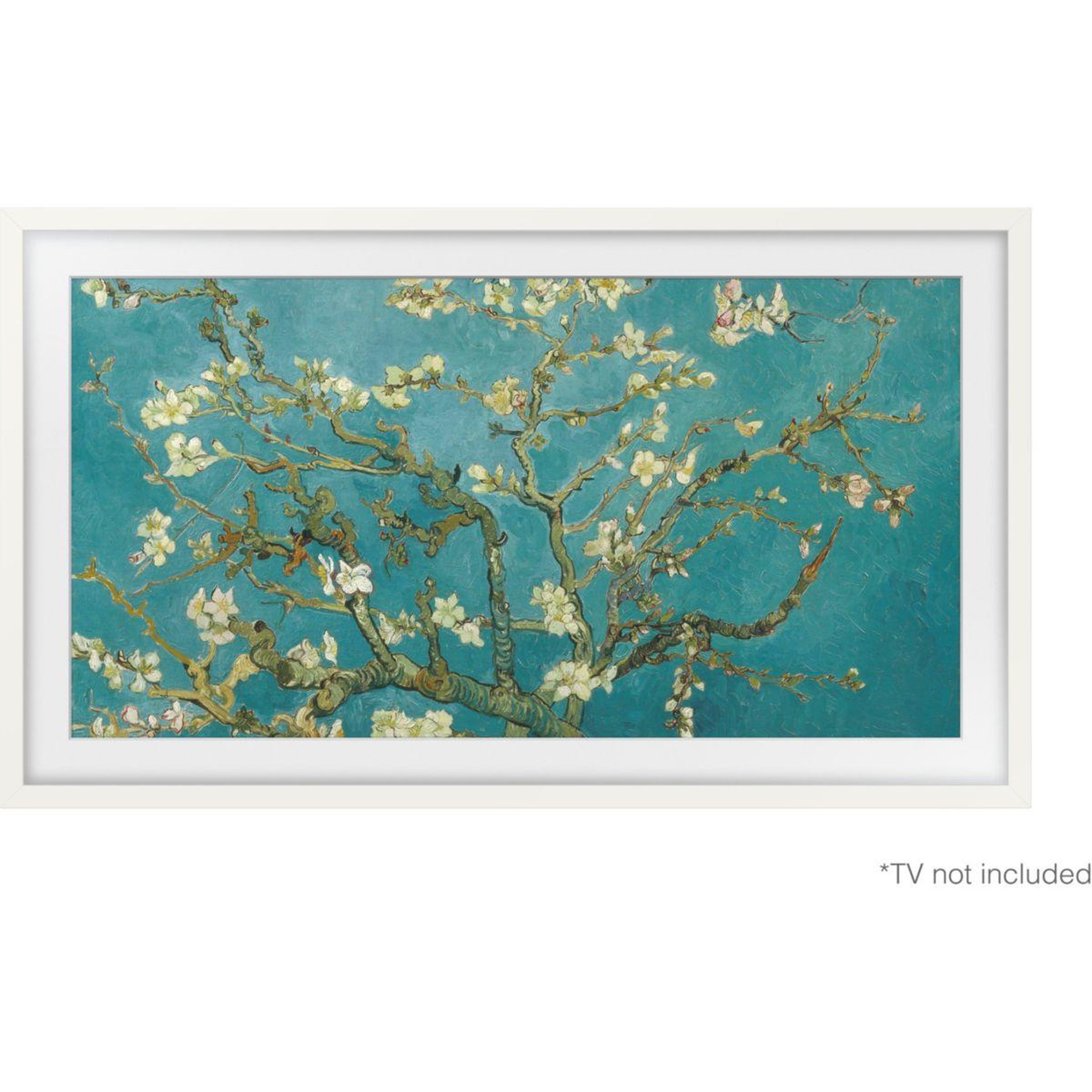 Voir la diapositive 2 : Samsung Cadre the frame 50'' blanc moderne