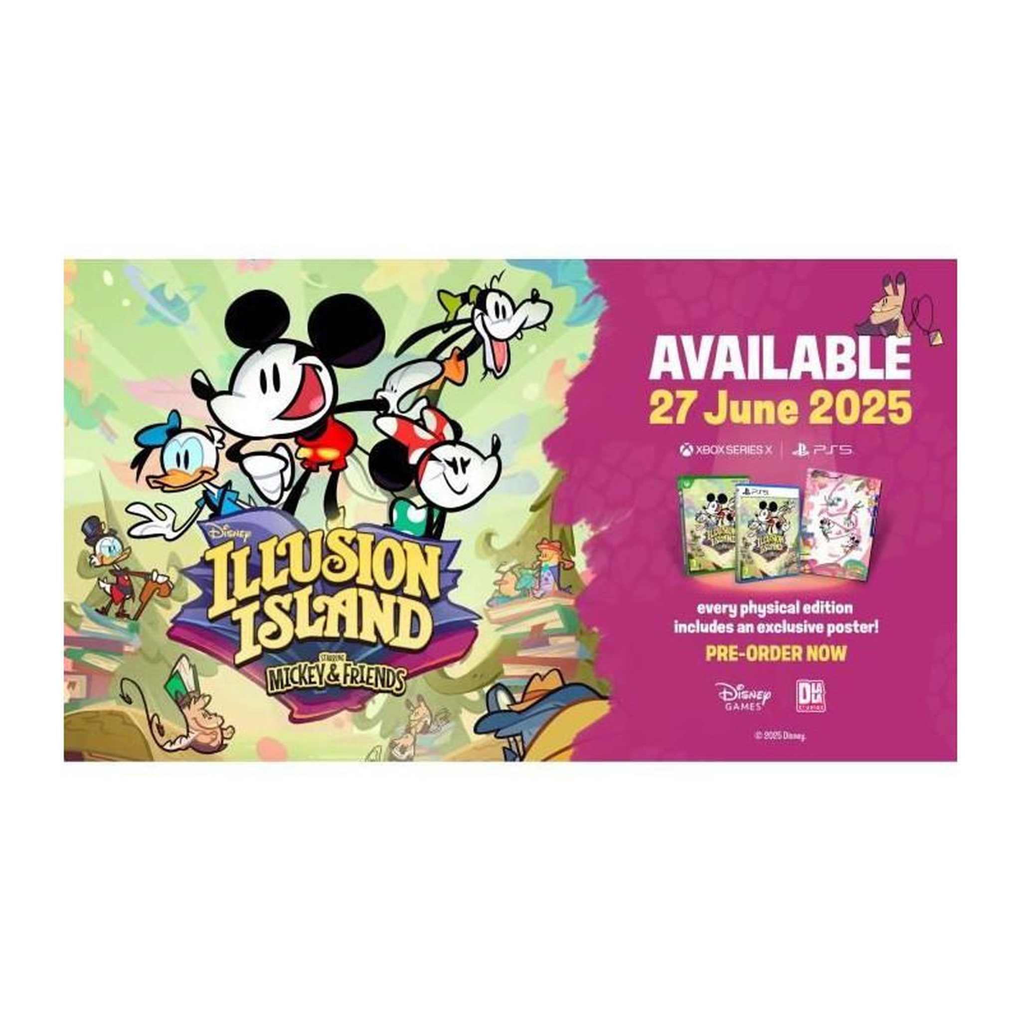 Voir la diapositive 2 : Just for games Disney Illusion Island Starring Mickey & Friends - Jeu PS5