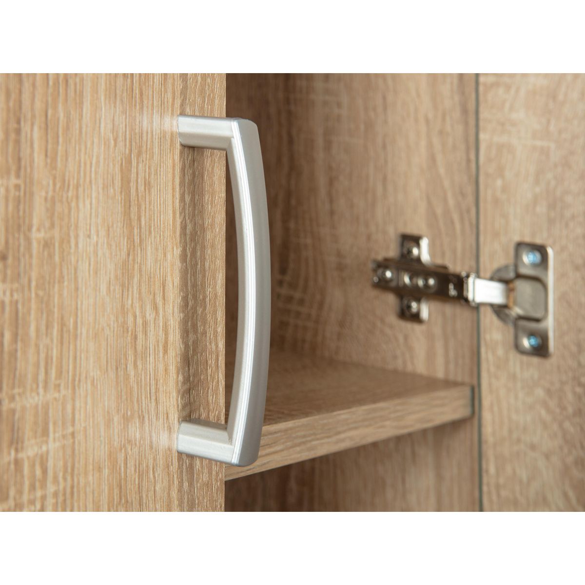 Armoire de rangement multifonctions 2 portes L70cm VISCONTI