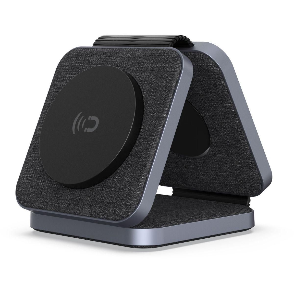 ADEQWAT Chargeur sans fil MagSafe 3 en 1 plat pliable 15W