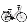Voir la diapositive 1 : Vélo VTC 28'' Femme Rigide Alu  Country  - Fourche rigide - 21 vitesses - Dérailleur Shimano - Freins V-brake