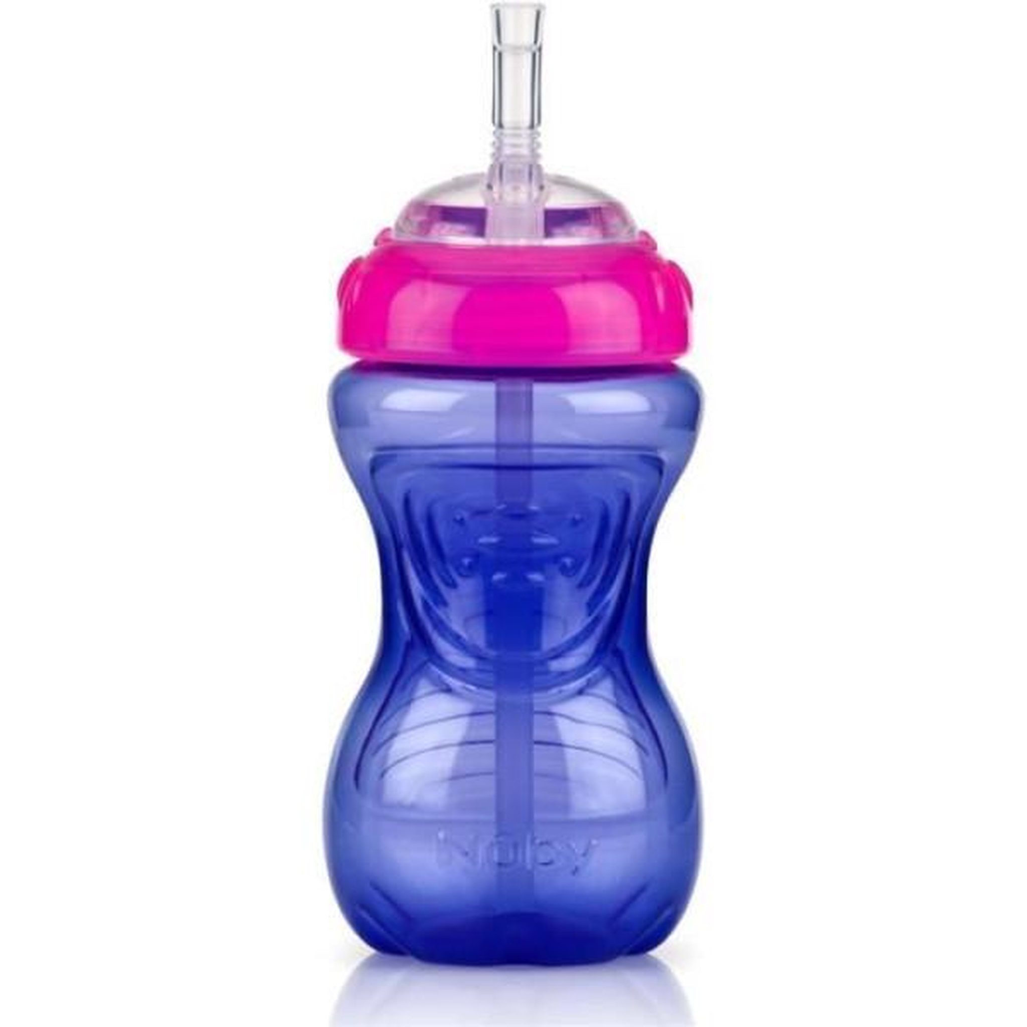 Voir la diapositive 3 : NUBY Lot de 3 tasses anti-fuite - nuby - paille flexible - fille
