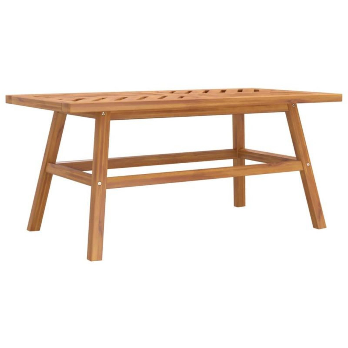 VIDAXL Table basse 100x50x45 cm bois massif d acacia