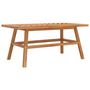 Voir la diapositive 2 : VIDAXL Table basse 100x50x45 cm bois massif d acacia