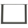 Voir la diapositive 5 : VIDAXL Pieds de table basse forme de U 2 pcs anthracite 70x(42-43) cm