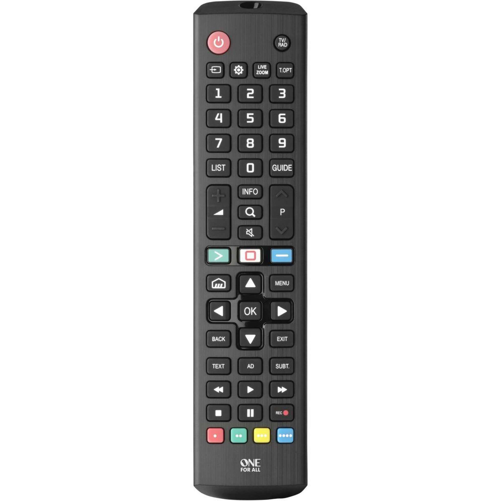 Voir la diapositive 2 : One For All Télécommande pour TV LG